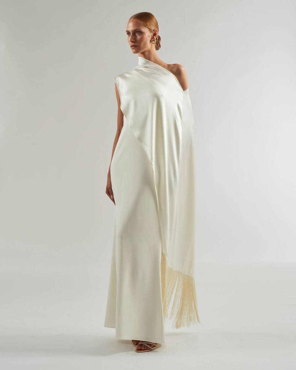 NEW TALLER MARMO berenson maxi dress in latte